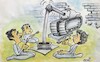 Cartoon: War (small) by necmi oguzer tagged war
