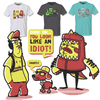 Cartoon: fashion victims (small) by bkopf tagged bkopf,shirt,look,like,an,idiot,yellow,pink,fashion