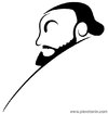 Cartoon: Luciano Pavarotti (small) by Piero Tonin tagged piero tonin luciano pavarotti opera tenor tenors music italy italian classical