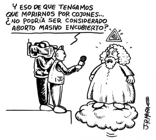Cartoon: Aborto masivo (medium) by jrmora tagged aborto,spain