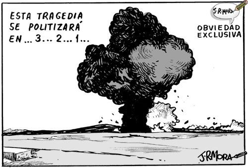 Cartoon: Accidente Spanair Spain (medium) by jrmora tagged avion,accidente,spain,madrid