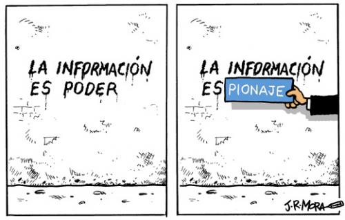 Cartoon: Espionaje partido popular (medium) by jrmora tagged pp,espia,espionaje,politico