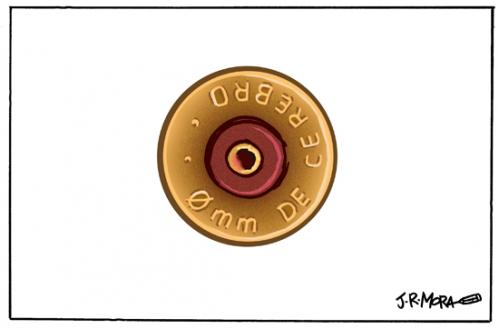 Cartoon: ETA calibre crebral (medium) by jrmora tagged atentado,asesinato,eta,spaim