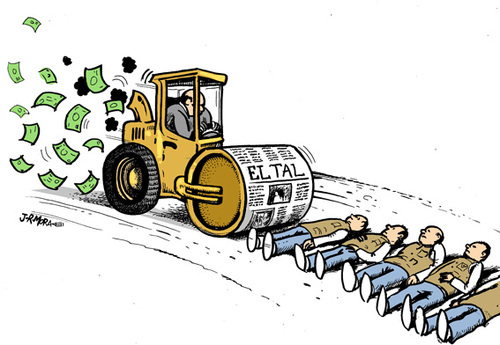 Cartoon: Periodismo (medium) by jrmora tagged periodismo