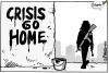 Cartoon: Mundial crisis (small) by jrmora tagged crisis,mundial,wall,street,economical,ecomony