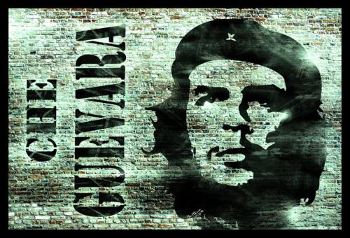 Cartoon: Che Guevara Remembered (medium) by BenHeine tagged cheguevara,elche,guerrillawarfare,resistance,socialism,communism,wall,mur,cuba,latinamerica,oppression,soldier,guerrilleros,fight,struggle,peace,war,usa,imperialism,occupation,ameriquedusud,symbol,icon,benheine,