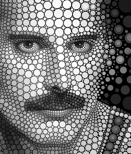 Cartoon: Freddie Mercury (medium) by BenHeine tagged art,freddiemercury,freddie,mercury,music,ben,heine,benheine,cercles,circles,digital,circlism,performer,portrait,queen,persona,singer,songwriter,texture,eyes,regard,look,dancer,moustache,blackandwhite,theartistery,dots