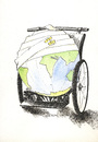 Cartoon: Krank  - disabled - sick (small) by kocki tagged erde,klimagipfel,politik