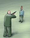 Cartoon: Take a shot! (small) by Farhad Foroutanian tagged shot