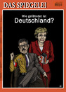 Cartoon: Wie gefährdet ist Deutschland? (small) by Anitschka tagged deutschland,magazin,propaganda,angela,merkel,bombe,terror,thilo,sarrazin