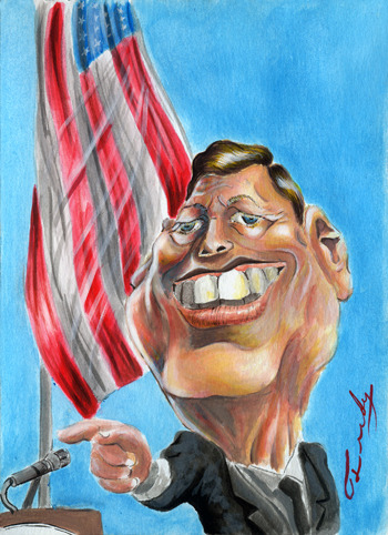 Cartoon: John F. Kennedy (medium) by Fredy tagged john,fitzgerald,kennedy,president,usa