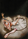 Cartoon: Maya Plisetskaya (small) by Fredy tagged ballerina,ballet,art,dance