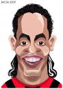 Cartoon: Ronaldinho (small) by bacsa tagged ronaldinho