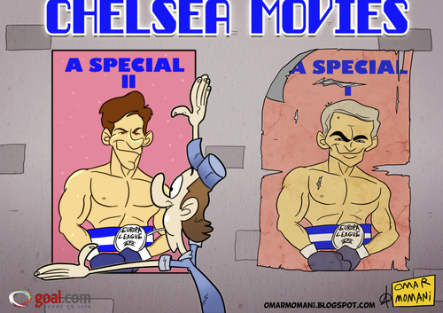 Cartoon: Special II (medium) by omomani tagged boas,mourinho,cartoon,europa,league,porto,real,madrid,portugal,andre,villas,primeira,liga,rocky