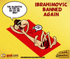 Cartoon: Rest for Ibrahimovic (small) by omomani tagged ibrahimovic red card ac milan inter napoli serie italy sweden