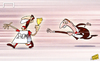 Cartoon: Sandwich man Suarez (small) by omomani tagged brendan,rodgers,liverpool,suarez