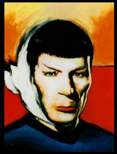 Cartoon: Mister Spock by van Gogh (medium) by willemrasingart tagged art,