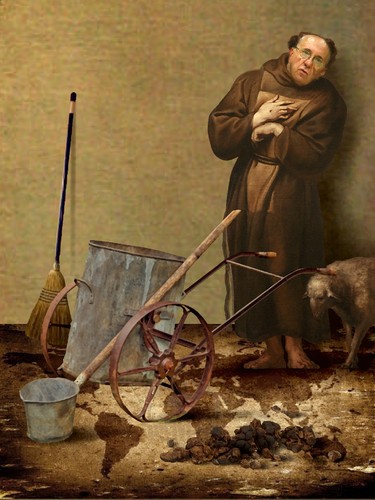 Cartoon: Pope Franciscus I (medium) by willemrasingart tagged pope