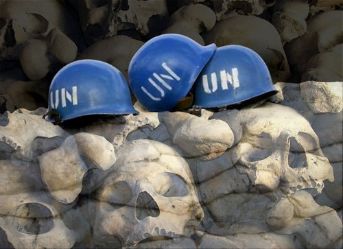 Cartoon: UN helmets! (medium) by willemrasingart tagged un