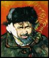 Cartoon: Selfportrait after van Gogh (small) by willemrasingart tagged art,