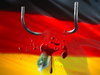 Cartoon: Spanish virus attacks Germany! (small) by willemrasingart tagged horror