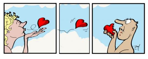 Cartoon: love (medium) by andart tagged love,heart,andart
