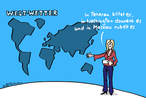Cartoon: Es rubelt (medium) by Pfohlmann tagged kriege,wetter,welt,russland,öl,nahost,iran,usa,israel,eröl,weltwirtschaft,ukraine,krisen,krisengewinnler,ölpreis,profit,wetterbericht,kriege,wetter,welt,russland,öl,nahost,iran,usa,israel,eröl,weltwirtschaft,ukraine,krisen,krisengewinnler,ölpreis,profit,wetterbericht