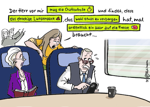 Fan der Chatkontrolle