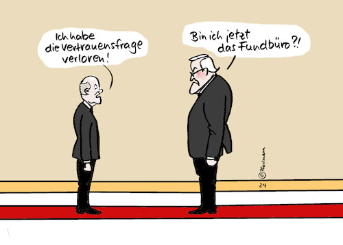 Frage verloren