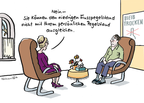 Cartoon: Persönlicher Pegel (medium) by Pfohlmann tagged hitzewelle,fluss,flüsse,wassermangel,niedrigwasser,natur,umwelt,trockenheit,dürre,alkoholismus,sucht,alkoholiker,beratung,verzweiflung,depression,trinken,suchtberatung,psychologie,psyche,seele,schmerz,ohnmacht,hitzewelle,fluss,flüsse,wassermangel,niedrigwasser,natur,umwelt,trockenheit,dürre,alkoholismus,sucht,alkoholiker,beratung,verzweiflung,depression,trinken,suchtberatung,psychologie,psyche,seele,schmerz,ohnmacht