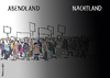 Cartoon: Abend-Nachtland (small) by Pfohlmann tagged karikatur,cartoon,2014,color,farbe,deutschland,pegida,abendland,patrioten,nacht,nachtland,montagsdemo,proteste,demo,demonstration,montagsdemonstrationen,ausländerfeindlichkeit,bewegung