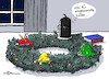 Cartoon: Abgebrannte (small) by Pfohlmann tagged advent,adventskranz,kerzen,burnout,weihnachten,spd,grüne,fdp,cdu,union,merz,ampel,bundesregierung,haushalt,schuldenbremse,abgebrannt,pleite,geld,finanzen,haushaltskrise,haushaltsloch
