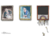 Cartoon: Altkanzler-Gemälde (small) by Pfohlmann tagged altkanzler,bundeskanzler,kanzler,gemälde,bild,porträt,malerei,gerhard,schröder,spd,kohl,schmidt,helmut,banksy,schredder,schreddern