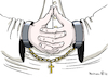Cartoon: Betende Handschellen (small) by Pfohlmann tagged kirche,katholisch,papst,missbrauch,gutachten,handschellen,beten,hände