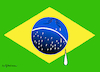 Cartoon: Brasilien weint (small) by Pfohlmann tagged 2020,corona,coronavirus,covid19,brasilien,flagge,träne,tote,weinen,pandemie