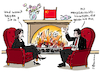 Cartoon: China heizt nachhaltig (small) by Pfohlmann tagged china,baerbock,außenministerin,menschenrechte,heizen,energie,energiekrise,kamin,nachhaltigkeit,nachhaltig