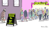 Cartoon: Covid to go (small) by Pfohlmann tagged 2020,gesundheit,krankheit,corona,coronapandemie,pandemie,covid,covid19,coffee,kaffee,to,go,immunität,immunitätsausweis,ansteckung,immunisierung