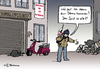 Cartoon: Französischer Protest (small) by Pfohlmann tagged frankreich,france,demo,demonstration,rente,rentenreform,retraite,spritz,benzin,treibstoff,streik