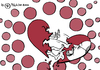 Cartoon: Gebrochenes Herz (small) by Pfohlmann tagged loveparade,2010,herz,duisburg,ruhrgebiet,ob,oberbürgermeister,sauerland,cdu,rücktritt,verantwortung,katastrophe,massenpanik,logo,liebeskummer