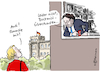 Cartoon: Giffey geht (small) by Pfohlmann tagged giffey,familienministerin,scheuer,verkehrsminister,rücktritt,doktorarbeit,plagiat,dissertation,bundesregierung,minister,maut,csu,überstunden