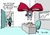 Cartoon: Karenzschleife (small) by Pfohlmann tagged karikatur,cartoon,color,farbe,2014,deutschland,karenzzeit,minister,posten,wirtschaft,warteschleife,warten,exminister