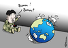 Cartoon: Kim Jong Bumm (small) by Pfohlmann tagged karikatur,cartoon,2016,color,farbe,nordkorea,global,welt,globus,atomtest,atomwaffen,atomwaffentest,erfolg,kim,jong,un,bumm,kind,spiel,bedrohung