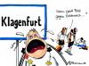 Cartoon: Klagenfurt (small) by Pfohlmann tagged euro 2008 em fußball deutschland kroatien klagenfurt