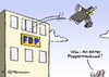 Cartoon: Plappermaulwurf (small) by Pfohlmann tagged fdp,wikileaks,metzner,maulwurf,plappermaul,informant,rauswurf,entlassung,büroleiter