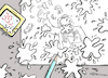 Cartoon: Scheuerschweiß (small) by Pfohlmann tagged 2019,scheuer,schweiß,hitze,sommer,hitzrekord,schweißtropfen,csu,verkehrsminister,maut,pkwmaut,verträge,einsicht,geheim,steuergeld,steuern,temperatur,thermometer