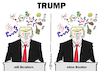 Cartoon: Trump mit und ohne Berater (small) by Pfohlmann tagged karikatur,cartoon,color,farbe,2017,global,usa,trump,präsident,berater,rücktritt,mit,ohne,unterschied,kein