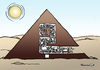 Cartoon: Wo gehts hin? (small) by Pfohlmann tagged ägypten egypt revolution aufstand demo demonstration manifestation pyramide pyramid fragezeichen question demokratie democracy