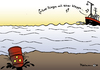 Cartoon: Zwei Fliegen (small) by Pfohlmann tagged ölpest ölkatastrophe bp bohrloch leck bohrinsel unfall stopfen schließen atommüll entsorgung