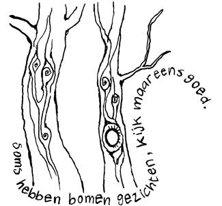 Cartoon: Talking trees (medium) by mattheaodolphie tagged nature,ink,tree,fun,lines,