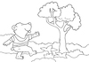 Cartoon: ausmalbild bär (small) by sabine voigt tagged ausmalbild,bär,ausmalen,tier,dschungel,schule,kindergarten